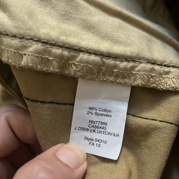 J Crew Andie Chino Tuxedo Stripe Pants Size 6 - Picture 12 of 13